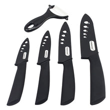 Load image into Gallery viewer, Ceramic Knife set:  3"  4"  5"  6" inch, + Peeler + Covers,    FINDKING   Zirconia