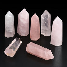 Load image into Gallery viewer, Large  Rose Quartz Stone,  Point Healing    1PC    50-60mm and 70-75mm