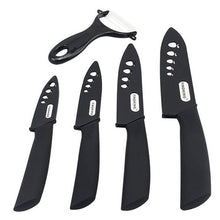 Load image into Gallery viewer, Ceramic Knife set:  3&quot;  4&quot;  5&quot;  6&quot; inch, + Peeler + Covers,    FINDKING   Zirconia