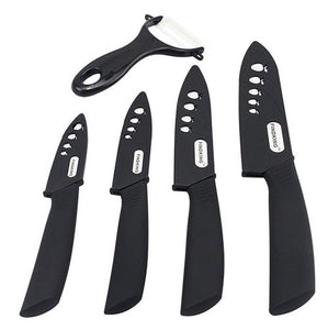 Ceramic Knife set:  3"  4"  5"  6" inch, + Peeler + Covers,    FINDKING   Zirconia