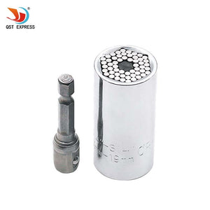 Magic Multi-Socket      7-19mm      (drive with Power Drill or Ratchet)