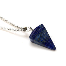 Load image into Gallery viewer, Healing Point,  Gemstone Pendant/Necklace,  (with chain)