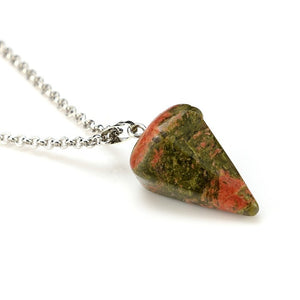 Healing Point,  Gemstone Pendant/Necklace,  (with chain)